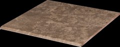 Paradyz Ilario Brown Stopnica Prosta lépcsőlap 30 x 30