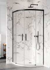 Radaway Idea Black PDD 80x80 szimmetrikus zuhanykabin