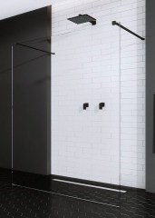 Radaway Modo X Black I 150 Walk-in zuhanyfal