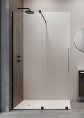 Radaway Furo Black Walk-in 100 bal Walk-in zuhanyfal