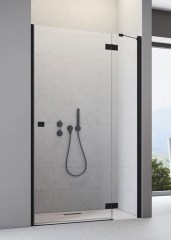 Radaway Essenza New Black DWJ 80 B fekete zuhanyajtó