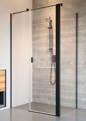 Radaway Nes Black KDS II 120 J átlátszó szögletes zuhanykabin