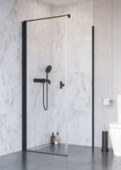 Radaway Nes Black KDJ I 100 B átlátszó szögletes zuhanykabin