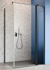 Radaway Nes Black KDJ II 110 J átlátszó szögletes zuhanykabin