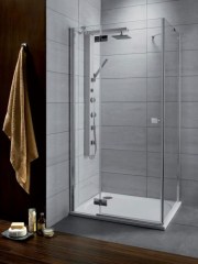 Radaway Almatea KDJ 100Jx100 barna szögletes zuhanykabin 1000 x 1000
