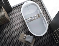 Realonda Circle Black White Modern padlólap 