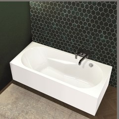 Riho Lazy Plug & Play Jobb egyenes kád 170x75 cm