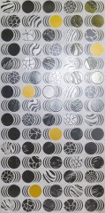 Roberto Cavalli Metal Soul Dot dekorcsempe 60x120 cm