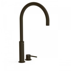 Tres Study Exclusive  peremre szerelhető, magasított, 2 üléses mosdó csaptelep,  black bronze 26110502KMB
