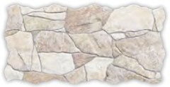 Valore Belcaire Beige falburkolat 23 x 46 cm