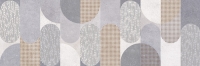 Valore Tubadzin Princess Grey White dekorcsempe 25x75 cm