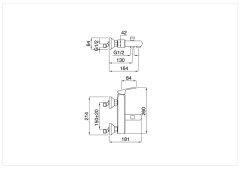 Bugnatese Vintage 9808 - kádcsaptelep test