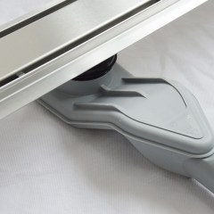 Wellis Flat 60 prémium rozsdamentes acél zuhanyfolyóka szett, burkolható/teli fedlappal