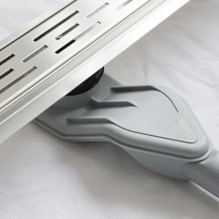 Wellis Linear 60 prémium rozsdamentes acél zuhanyfolyóka szett, ráccsal