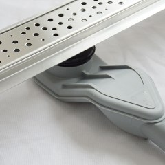 Wellis Dots 60 prémium rozsdamentes acél zuhanyfolyóka szett, ráccsal