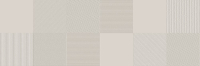 Zoya Just Grey Geo Dekor dekorcsempe  25x75 cm