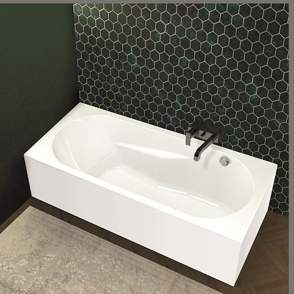 Riho Lazy Plug & Play Jobb egyenes kád 170x75 cm