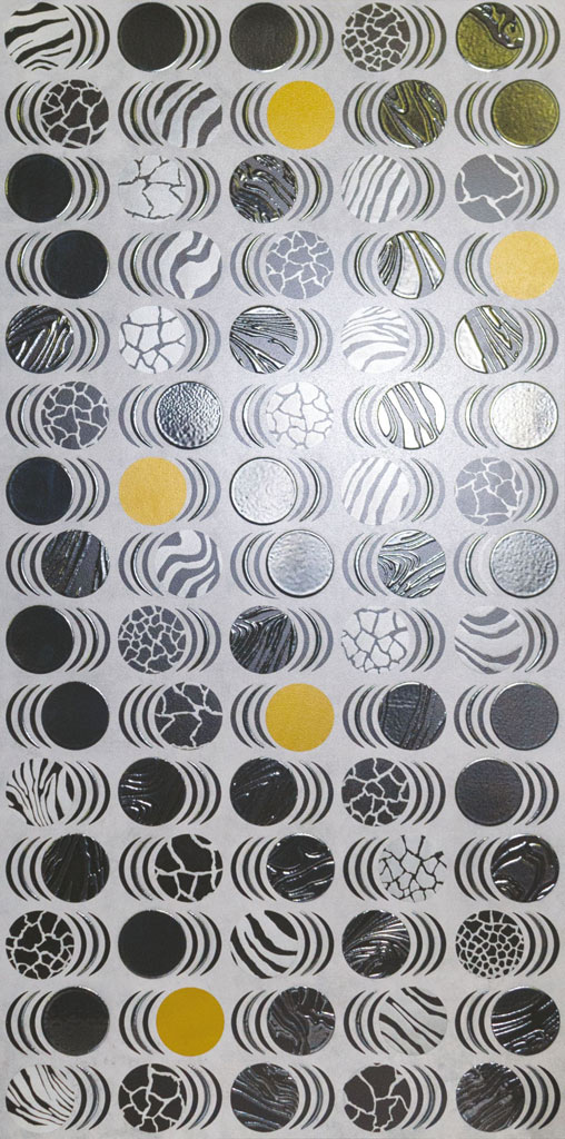 Roberto Cavalli Metal Soul Dot dekorcsempe 60x120 cm