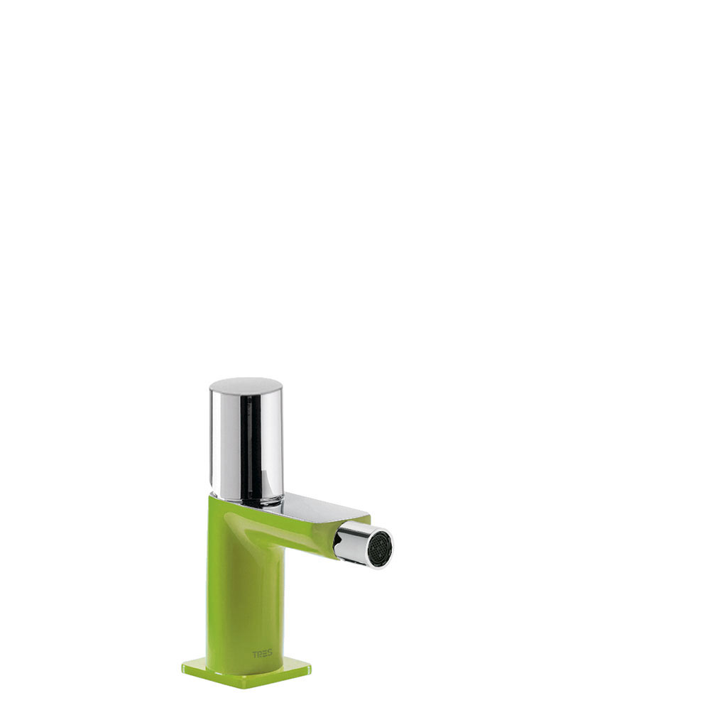 Tres Loft Colors egykaros bidé csaptelep leresztő nélkül green 20012002NMVE