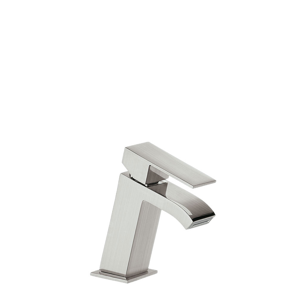 Tres Cuadro Exclusive egykaros mosdó csaptelep, cascade kifolyóval steel 00620101AC